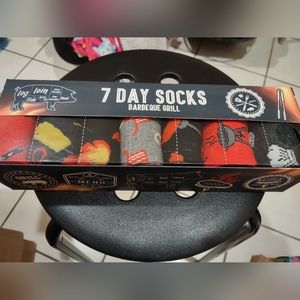7 Day barbecue grill socks